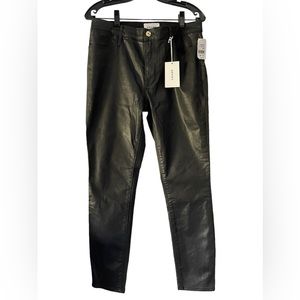 Frame Black Coated le High Skinny jeans NWT